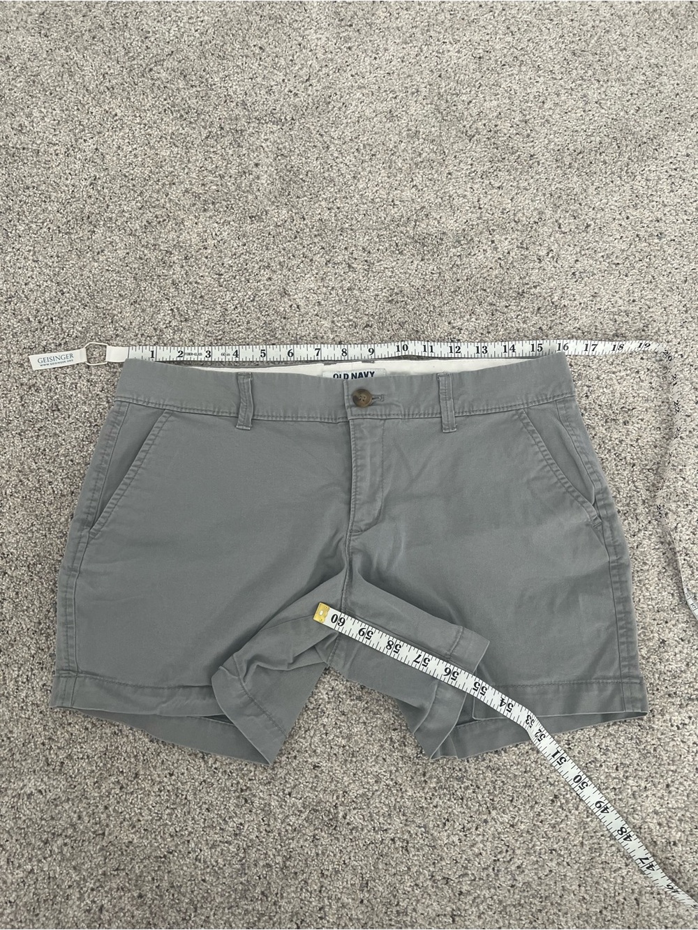 Old Navy Women's Gray Casual Chino Shorts